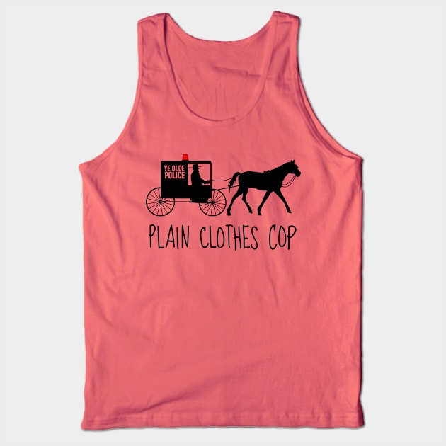 Plain Clothes Cop Tank Top by tomburns